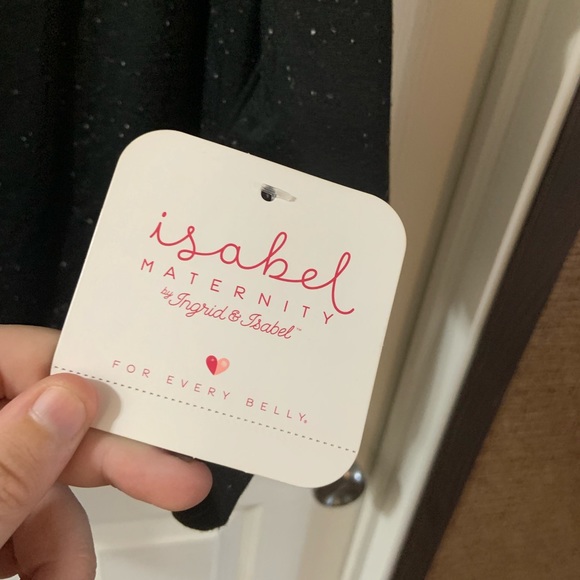 Isabel Maternity Cold Shoulder Ruffle Sweatshirt - Picture 4 of 8